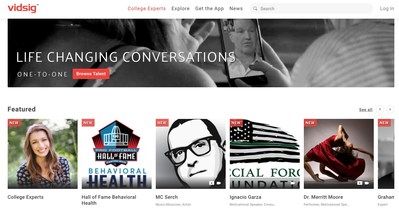 VIDSIG's Platform Has Grown to Include Experts from Mental Health, the Music Industry, the Health Industry and More.