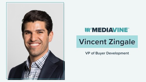Mediavine welcomes Vincent Zingale as VP of Buyer Development to the Sales team.