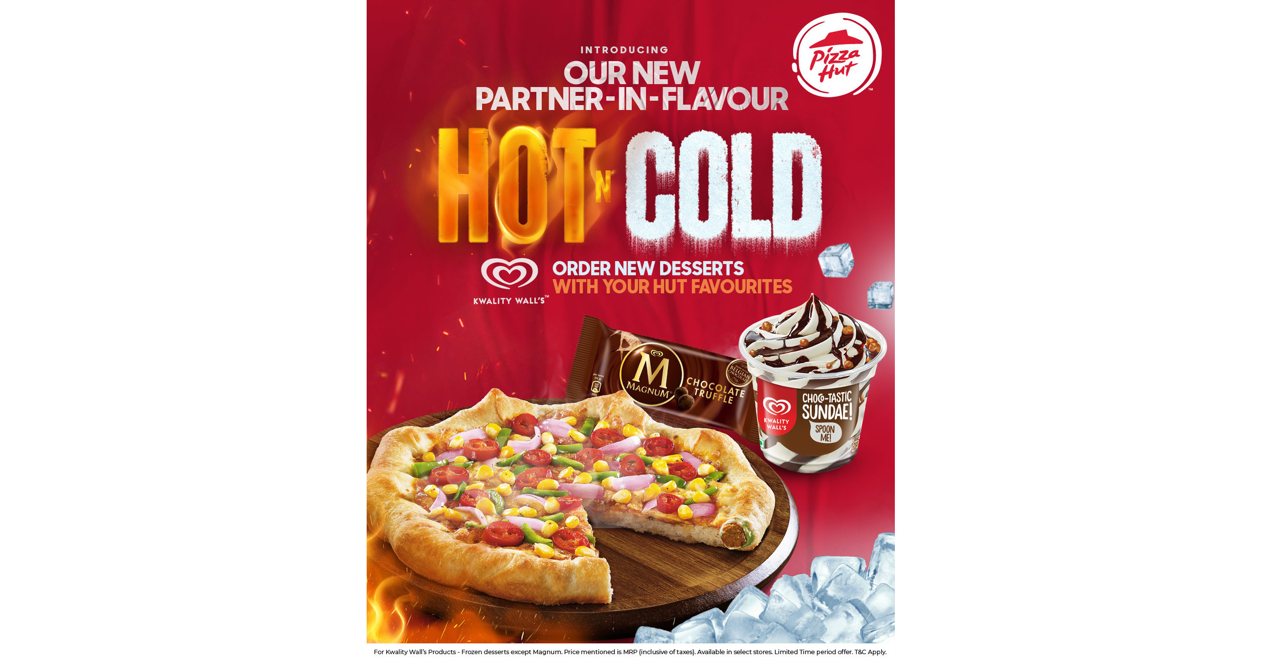 Pizza Hut TiesUp with Hindustan Unilever Limited; Now Offers Ice cream