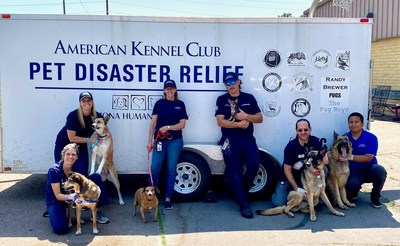 AKC Pet Disaster Relief Trailer Deployed with Arizona Humane Society Team