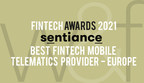 Sentiance wins 2021 FinTech Award for "Best FinTech Mobile Telematics Provider - Europe"