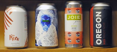 Best of Show winners at the International Canned Wine Competition.