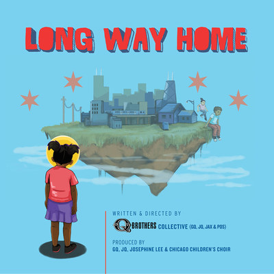 Long Way Home by Chicago Children's Choir with album artwork by Hebru Brantley. Courtesy of Chicago Children's Choir | CCChoir.org