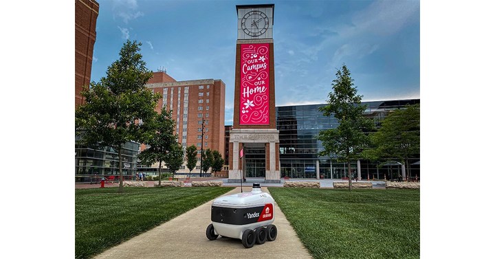 Grubhub, Yandex SDG deploy robot delivery at Ohio State - CampusIDNews