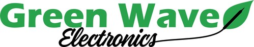 QGistix and Green Wave Computer Recycling are proud to share their new logo for "Green Wave Electronics"