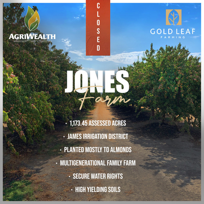 Gold Leaf Farming Acquires 1,174 Acres of Almonds in James ID - Vimarsana News