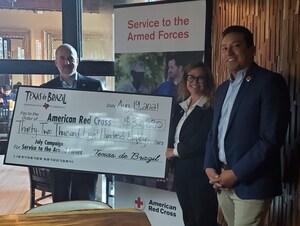 Texas de Brazil Donates Nearly $33,000 to the American Red Cross Service to the Armed Forces