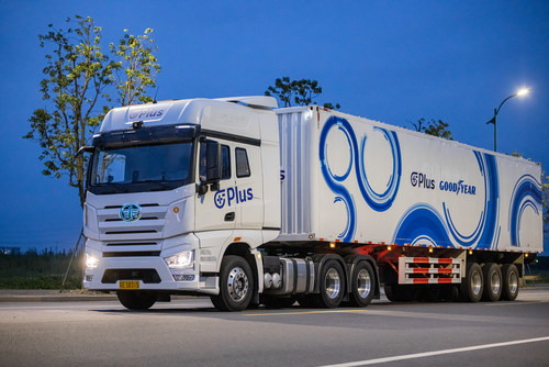 Plus truck with Goodyear tires