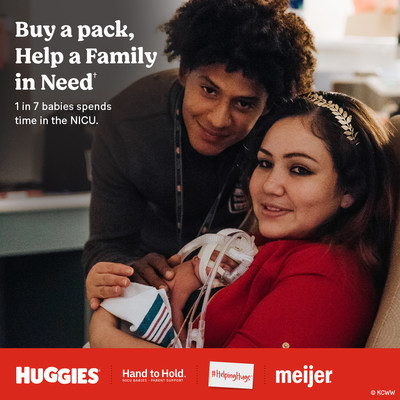 In Honor of NICU Awareness Month, Huggies® and Meijer are joining forces to support NICU Families. Huggies will donate up to $50,000 to non-profit Hand to Hold as part of its HelpingHugs™ campaign.