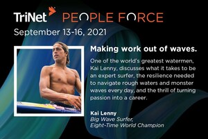 World Champion Big Wave Surfer Kai Lenny and Professional Windsurfer Keith Teboul Join TriNet PeopleForce Roster of Distinguished Speakers