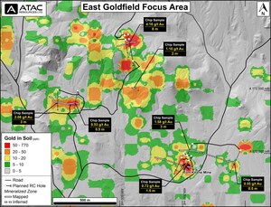 ATAC Announces Commencement of Drilling at its East Goldfield Property