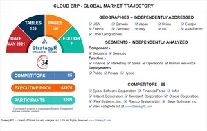 New Study from StrategyR Highlights a $44 Billion Global Market for Cloud ERP by 2026