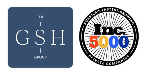 GSH ranks 296 out of 5000 companies chosen for the Inc. 5000 award