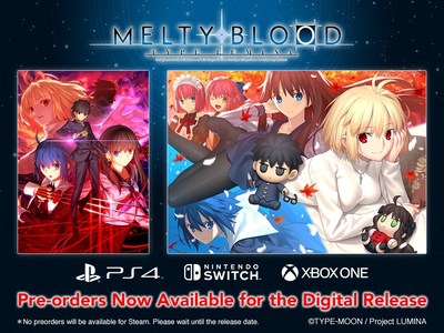 2D Fighting Game "Melty Blood: Type Lumina" Preorders Now Available