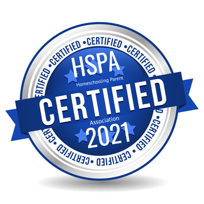 HSPA Certified 2021 (PRNewsfoto/Homeschooling Parent Association)