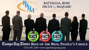 Battaglia, Ross, Dicus &amp; McQuaid, PA Wins Best Law Firm for the Third Year in a Row