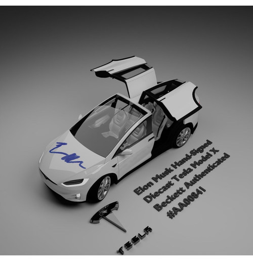 Autographia, a leading provider of authentic autographed memorabilia, will auction a model Tesla signed by Elon Musk and authenticated by Beckett, paired with a signed model Tesla NFT. To host the auction, Autographia has partnered with decentralized finance (DeFi) community, HODL Token, to exclusively list its first NFT offering as the inaugural product in the HODL Diamond Marketplace.