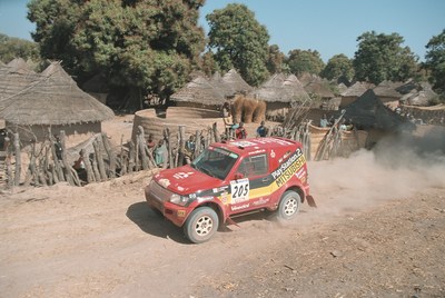 In 2001, Jutta Kleinschmidt became the first and only woman to win Dakar to date. She was piloting a legendary racing Mitsubishi Pajero, which would lay the foundation for the 2022 Outlander in this year's Rebelle Rally.