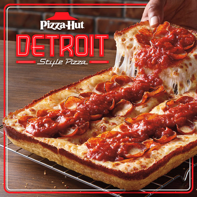 Back by popular demand, fan-favorite Detroit-Style pizza is BACK at Pizza Hut, now available with up to any five toppings for a limited time.
