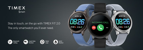 Timex Launches its Bluetooth Calling Enabled Smartwatch – TIMEX FIT 2.0