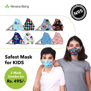 Nirvana Being Launches N95 Masks in Fun Designs For Kids
