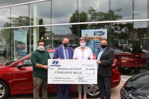 Hyundai Canada donates $50,000 to the Sun Youth Organization to help facilitate educational programs