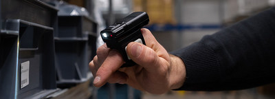 The wearable RS60 Ring Scanner is a comfortable hands-free scanning solution for use in warehouses, retail, distribution and other situations requiring highly mobile scanning. (PRNewsfoto/Handheld Group AB)