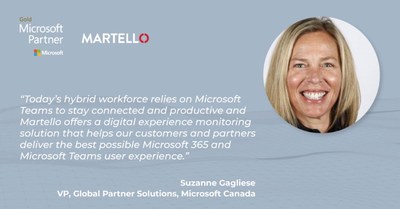 Martello Joins Microsoft Global Solutions Alliance Program (CNW Group/Martello Technologies Group Inc.)