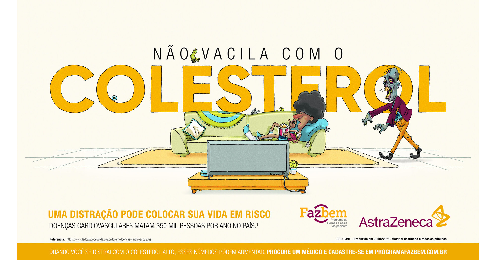 Colesterol alto entre jovens &eacute; alvo de campanha sobre preven&ccedil;&atilde;o e cuidados com a sa&uacute;de cardiovascular