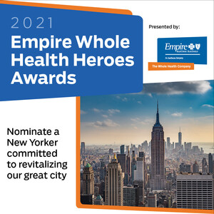 Empire BlueCross BlueShield Joins Crain's New York Business for the 2nd Year to Name 25 "Whole Health Heroes"