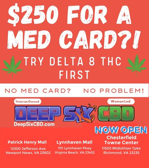 $250 for a med card?! Not a problem at Deep 6.