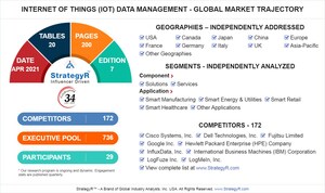 New Study from StrategyR Highlights a $147.8 Billion Global Market for Internet of Things (IoT) Data Management by 2026