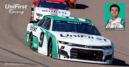 The No. 9 UniFirst Chevrolet Camaro ZL1 1LE, driven by NASCAR's defending Cup Series champion Chase Elliott, will hit the track for its third and final appearance of the 2021 season on Saturday, August 28.