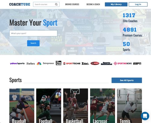 CoachTube empowers coaches and top athletes to create courses online. We provide tools, technical support and guidance, so coaches can quickly and easily get content online. Spend less time marketing & more time coaching.