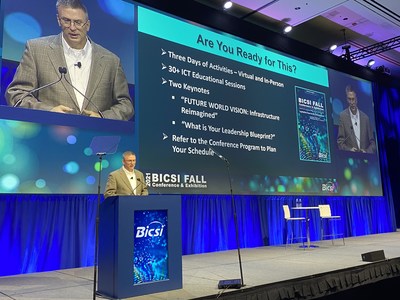 BICSI President Todd Taylor, RCDD, NTS, OSP, opens the 2021 BICSI Fall Conference & Exhibition, the premier information and communications technology (ICT) educational event of the season.