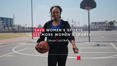 WNBA star Nneka Ogwumike and Michelob ULTRA team up to increase visibility for female athletes by saving posts on women's sports across social media platforms