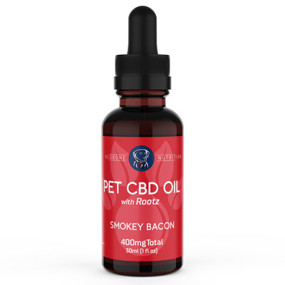 Redbone Nutrition CBD Bacon Oil for your dog's food.