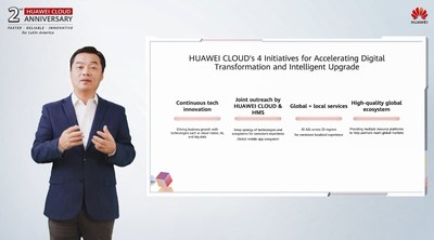 Zhang Ping'an, Vicepresidente sénior de Huawei, Director Ejecutivo de la Unidad de Negocios Huawei Cloud y Presidente de Huawei Consumer Cloud Services.