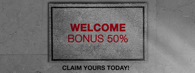 50% Welcome Bonus Now Available!