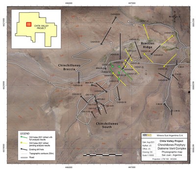 Minsud reports 202m at 0.70% CuEq at the Chita Valley Project; confirms the presence of a porphyry system at depth (CNW Group/Minsud Resources Corp.)