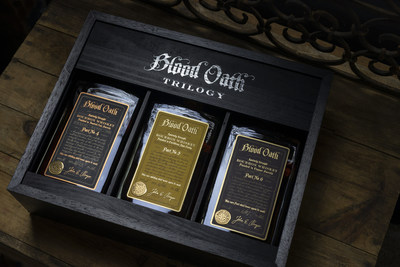 Lux Row Distillers announced the release of Blood Oath Trilogy – Second Edition, the latest collection of limited-release bourbons, or “Pacts,” created by Lux Row Master Distiller John Rempe.