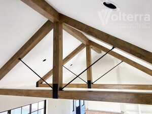 Volterra Architectural Products Launches Line of Decorative Natural Wood Ceiling Beams