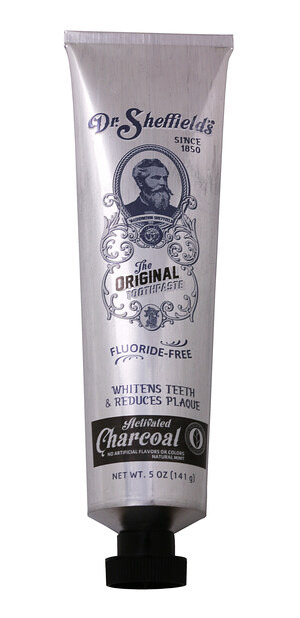 Dr. Sheffield's Introduces Charcoal Toothpaste in a Fully Recyclable Aluminum Tube