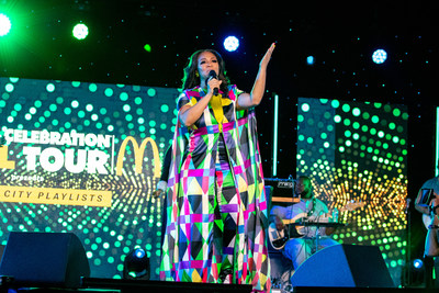 GRAMMY award-winning Gospel superstar and singer/songwriter Erica Campbell shares songs of praise and hope on the McDonald's Inspiration Celebration Gospel Tour.