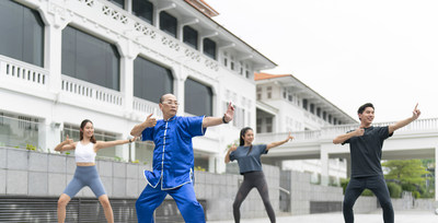 Qi Gong at Oasia Resort Sentosa