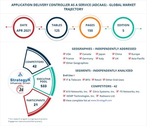 New Study from StrategyR Highlights a $170.1 Billion Global Market for Application Delivery Controller as a Service (ADCaaS) by 2026