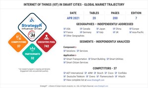 New Study from StrategyR Highlights a $298.6 Billion Global Market for Internet of Things (IoT) in Smart Cities by 2026