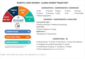 New Analysis from Global Industry Analysts Reveals Steady Growth for Robotic Lawn Mowers, with the Market to Reach $1.4 Billion Worldwide by 2026