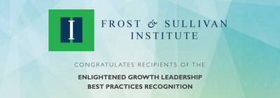 "Frost & Sullivan Institute operates with the guiding principles of generosity of spirit, inclusion for all and the alignment of stakeholders. The Companies recognized by this Award embodies these principles and demonstrate an inspirational approach to achieving growth excellence,” said David Frigstad, Executive Director, Frost & Sullivan Institute.