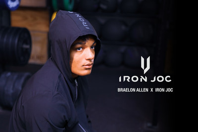 IRON JOC SIGNS STUDENT-ATHLETE STAR BRAELON ALLEN AS BRAND AMBASSADOR